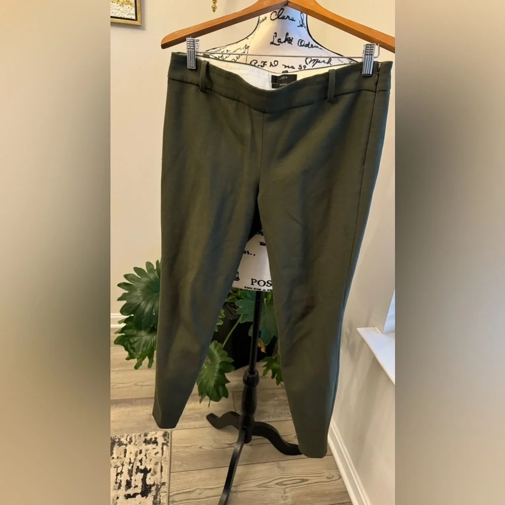 J Crew Minnie pants green